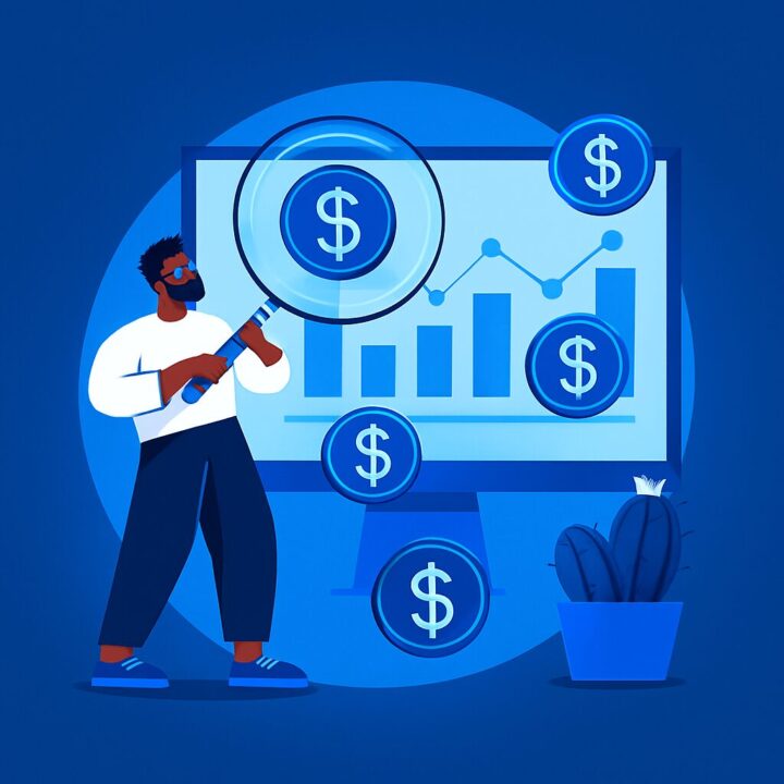 African entrepreneur adjusting product prices due to inflation